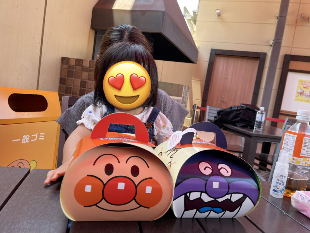 ミュージアムで食べたアンパンマンのランチボックス