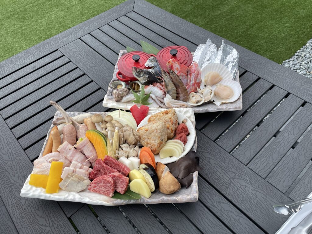 BBQでご用意いただいた食材