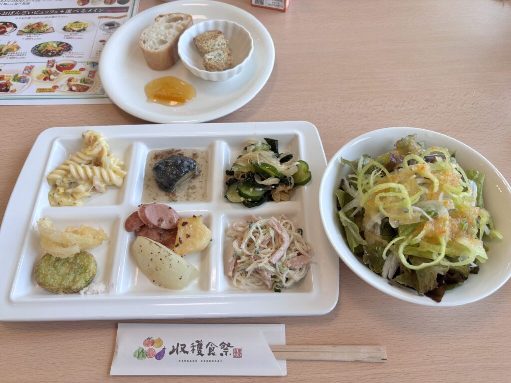 畑のおばんざいビュッフェの料理